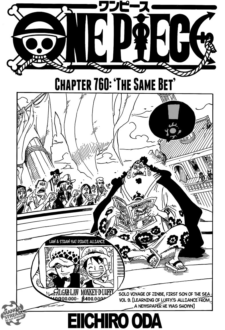 One Piece Chapter 760 1